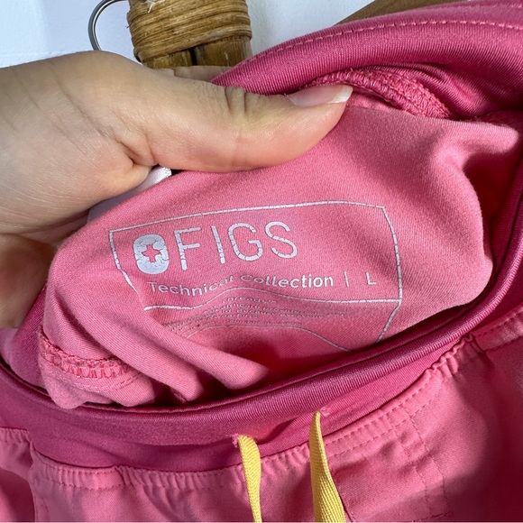 Figs Pink Scrub Pants sz L - Picture 4 of 6